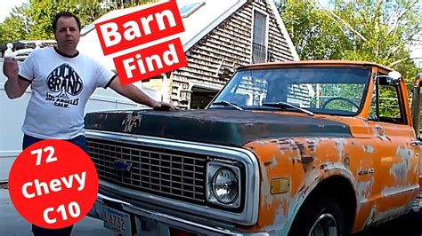 72 Chevy C10 Stepside Pick Up Truck Long Bed Patina Paint Youtube