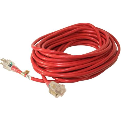 Canada Wire Sjtw Red Outdoor Lighted Extension Cord Home Hardware