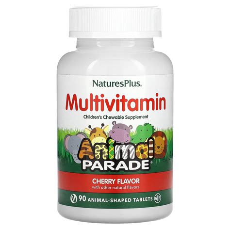 NaturesPlus, Animal Parade, Children's Chewable Multivitamin Supplement ...