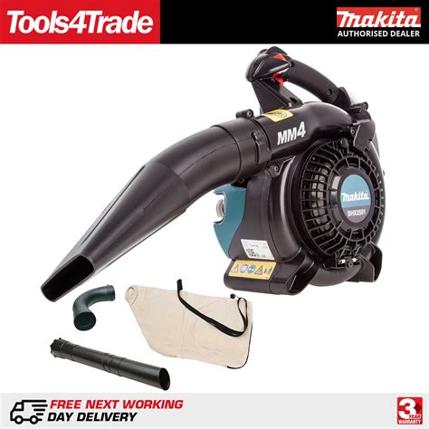 Makita Bhx Hand Petrol Leaf Blower Mm Stroke Vacuum Attachment