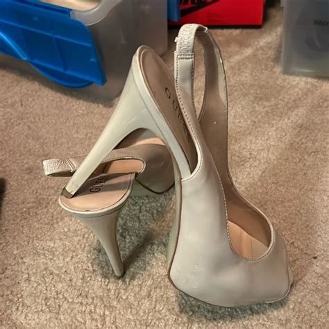 Guess Shoes Guess Nude Platform Peep Toe Poshmark