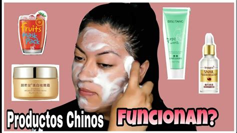 Rutina Facial Con Productos Chinos Cos Mall Youtube