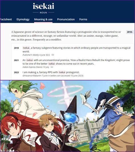 The Oxford English Dictionary Adds The Word Isekai To Its Dictionary