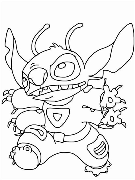 Stitch coloring pages