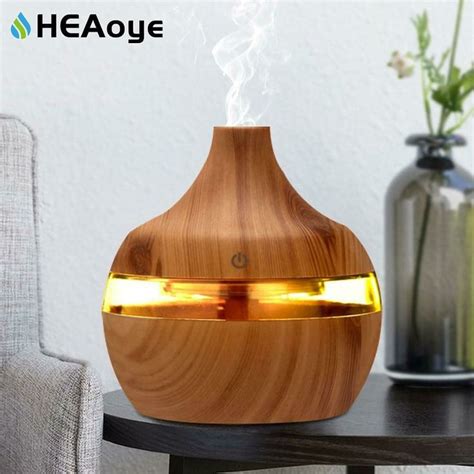 300ml USB Electric Aroma Air Diffuser Wood Ultrasonic Humidifier