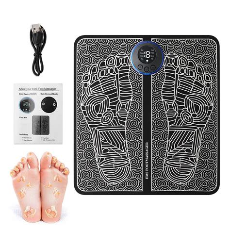 Port Til Ems Foot Massager Pad Esteira De Massagem Dobr Vel Melhorar A