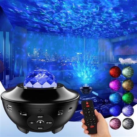 Projecteur Led Ciel Toil Star Galaxy Projector Light Modes D