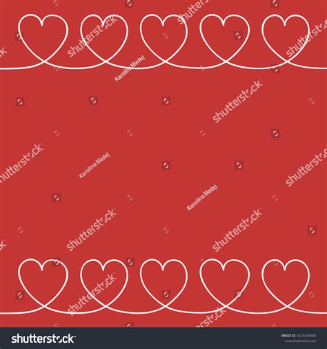 Concept Greeting Card Hearts Copyspace Vector Stock Vector Royalty