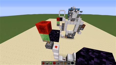 Minecraft Redstone Tutorial Relatively Fast 3x3 Door Tutorial 1 Thick