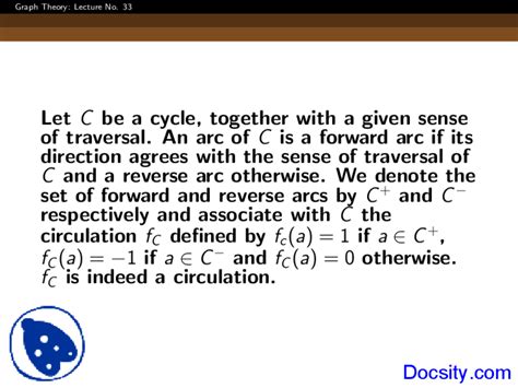 Direction Graph Theory Lecture Slides Docsity