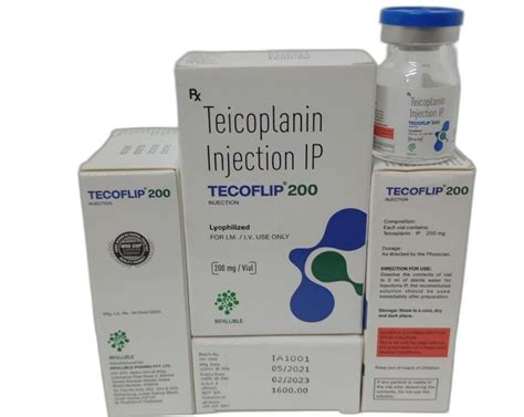 Teicoplanin Injection IP At Rs 1600 Piece New Delhi ID 27487931330