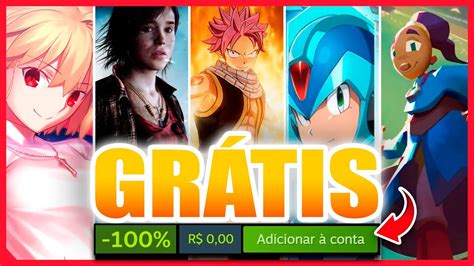 CORRE 10 JOGOS pra PC de GRAÇA 4 na STEAM JOGOS BARATOS pra PC