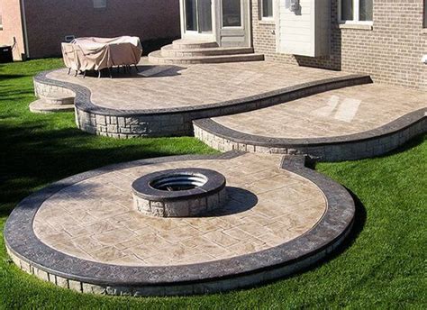 35 Superb Stamped Concrete Backyard - Home, Family, Style and Art Ideas