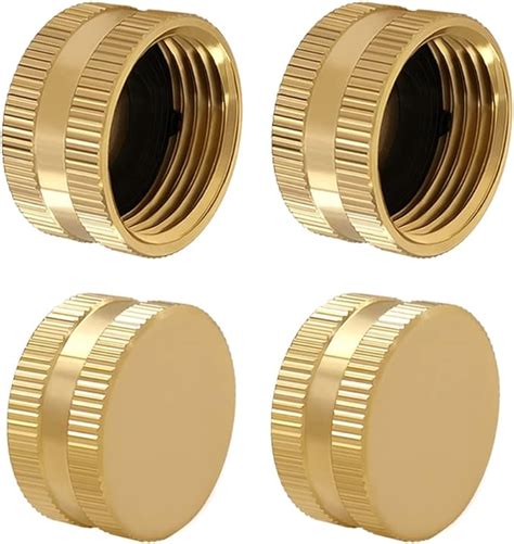 Hooshing Pcs Brass Garden Hose End Caps Female Garden Hose Caps