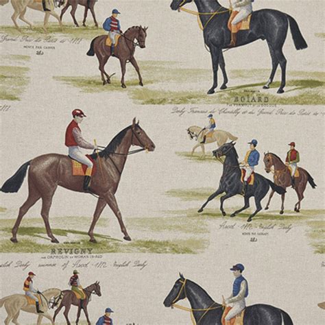 English Derby Equestrian Fabric for Home Decorating 2-25 Yards - Etsy