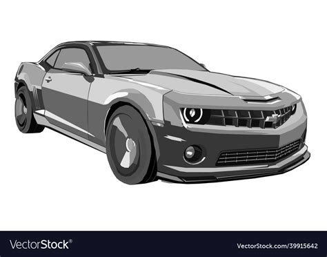 Camaro Royalty Free Vector Image Vectorstock