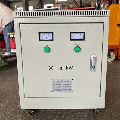 China Customized 20KVA Three Phase Step Up Transformer 220V To 380V