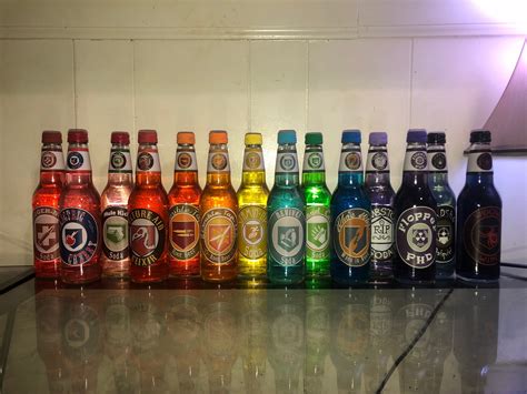 14 bottles Perk-A-Cola Bottles with liquid | Etsy