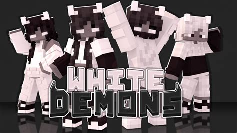 White Demons By Skilendarz Minecraft Skin Pack Minecraft Bedrock Marketplace Explorer