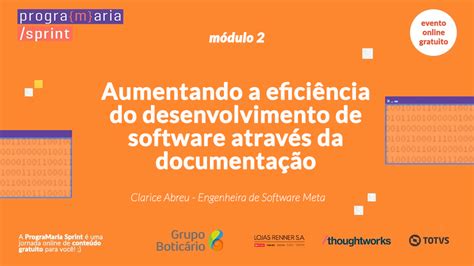 PrograMaria Aumentando a eficiência em desenvolvimento de software