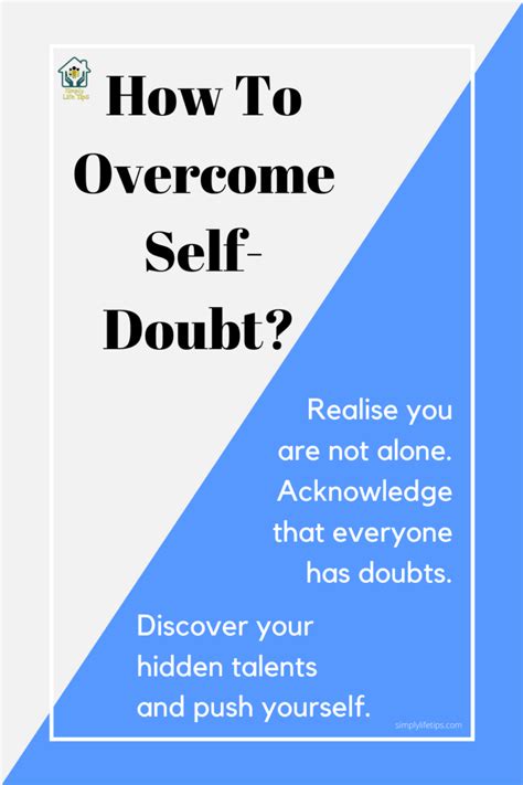 How To Overcome Self Doubt In Seconds