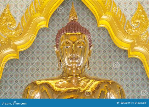 Bangkok Tempel Des Goldenen Buddha Redaktionelles Stockbild Bild Von