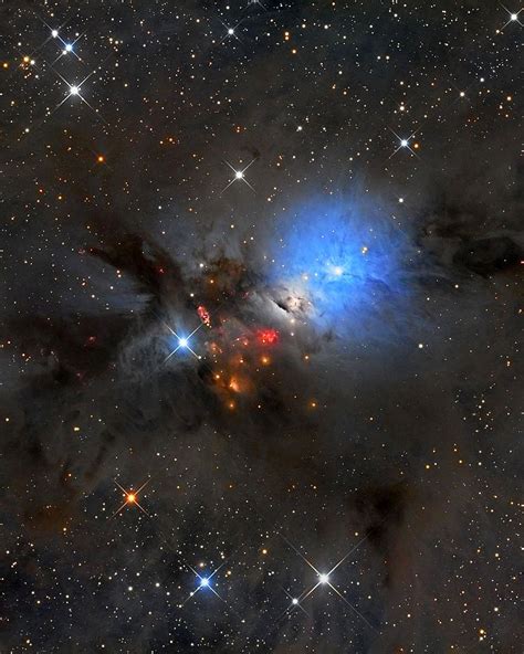 Stellar Nursery In Perseus NGC 1333 Is Seen In Visible Light As A