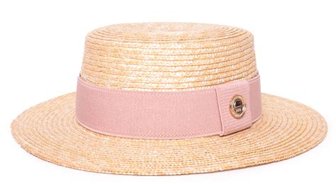 Chapéu Palheta Aba Média Palha Dourada Faixa Nude Chapéu Estilo Custom Hats