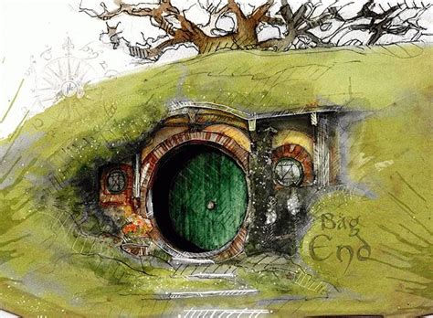 The Hobbit Illustration By Jeremy Kyle Hobbit Art The Hobbit Middle