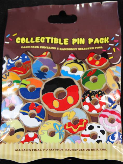 Disney Donut Design Pins 5 Pack Blind Bag Blindboxes