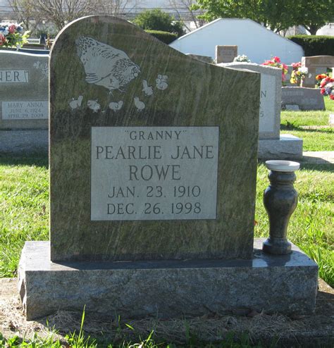 Pearlie Jane Robinson Rowe 1910 1998 Find A Grave Memorial