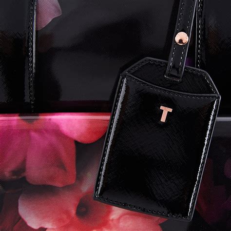 Ted Baker Women S Connie Cascading Floral Travel Bag Black