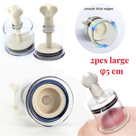 Pc Vacuum Twist Rotary Cupping Set Nipple Suction Enlargement Female