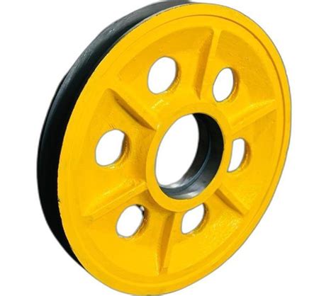 Religare 20mm Cast Iron Wire Rope Pulley For Double Beam Crane Single