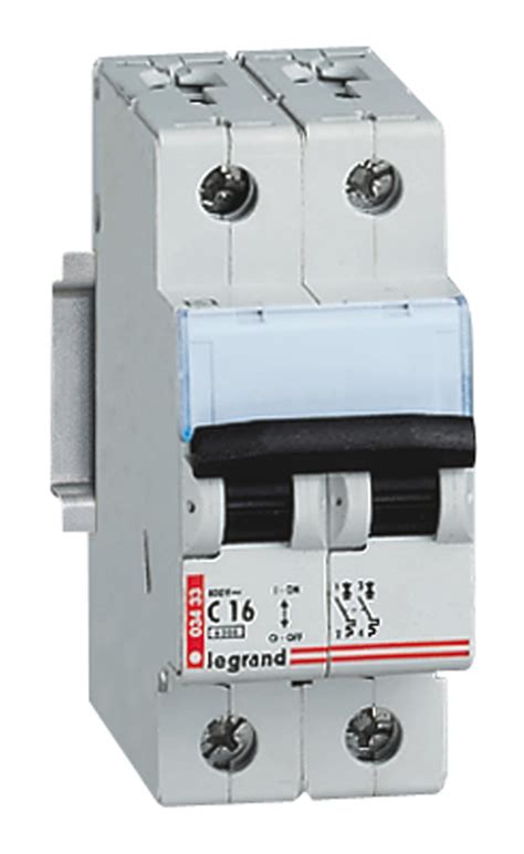 003433 Автоматический выключатель DX 2P 16А (C) 6кА | Legrand Shop Москва