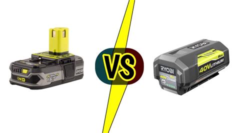 Ryobi 18v Vs 40v Differences And Benefits Compared Rx Mechanic