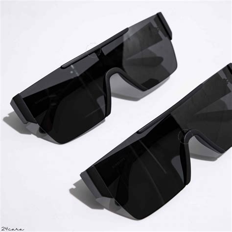 Burberry Rectangle Matte Black Sunglasses