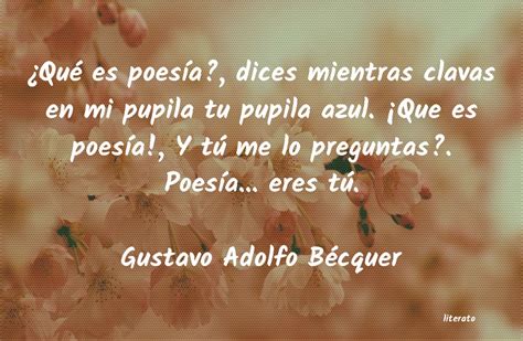 Poema Que Es Poesia De Gustavo Adolfo Becquer Deals Smrcsd