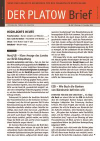 Alle Ausgaben Der PLATOW Brief Von PLATOW Verlag GmbH