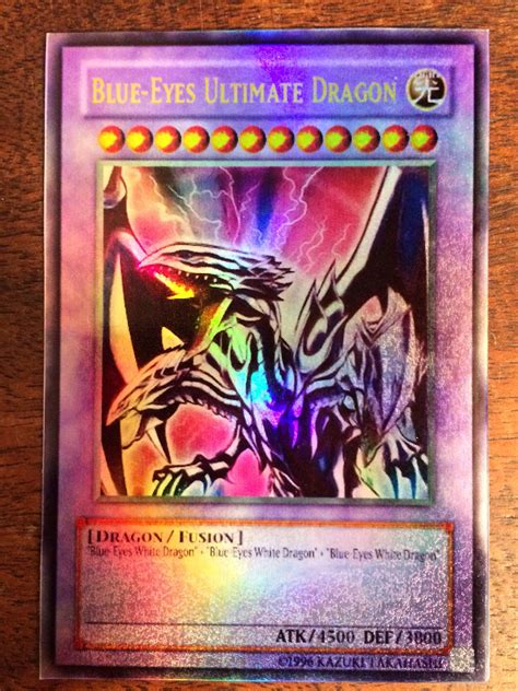 Blue Eyes Ultimate Dragon Yu Gi Oh Orica Proxy Card