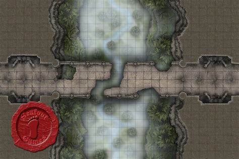 Seafoot Games Broken Dwarven Highway 20x30 Battlemap D D Maps