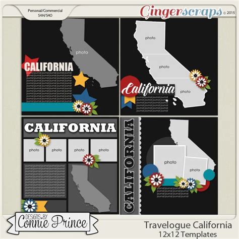 Pin On Scrapbook California Layouts