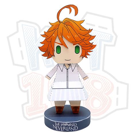 Mô Hình Giấy Chibi Emma The Promised Neverland Kit168vn Shop