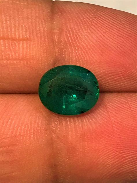 Natural Zambian Emerald 345 Carats Rich Vivid Green Color Etsy