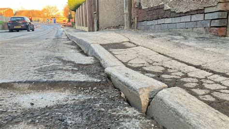 somercotes building site lorries passing inches  homes bbc news