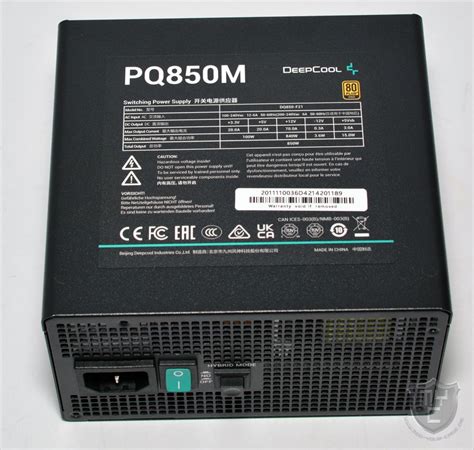 DeepCool - PQ850M 850 Watt ATX Netzteil im Test - MYC Media - hardware ...