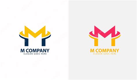 Premium Vector Letter M Company Logo Template Simple Design