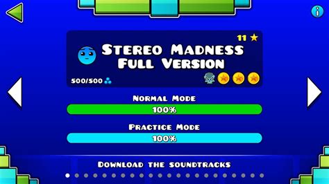 Stereo Madness FULL VERSION Geometry Dash 2 11 YouTube