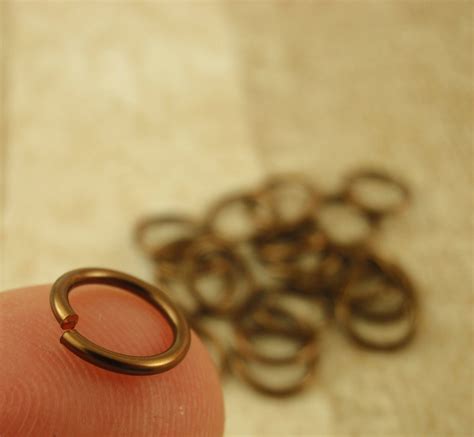 Handmade Vintage Bronze Jump Rings Etsy