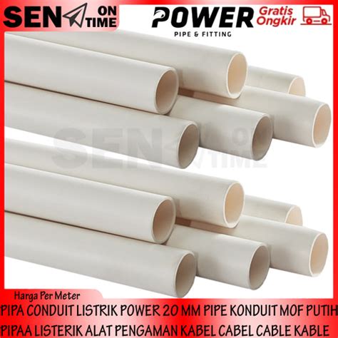 Jual Pipa Conduit Listrik Power Mm Pipe Konduit Mof Putih Pipaa